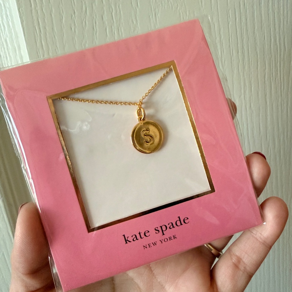 Kate Spade Gold Initial S Pendant Necklace